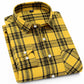 Plaid Shirt 2024 New Autumn Winter Flannel Red Checkered Shirt Men Shirts Long Sleeve Chemise Homme Cotton Male Check Shirts