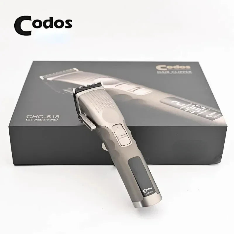 CODOS Hair Clippers for Men - Professional Cordless Clippers with 250min Runtime & Smart LCD - Quiet Hair Trimmer