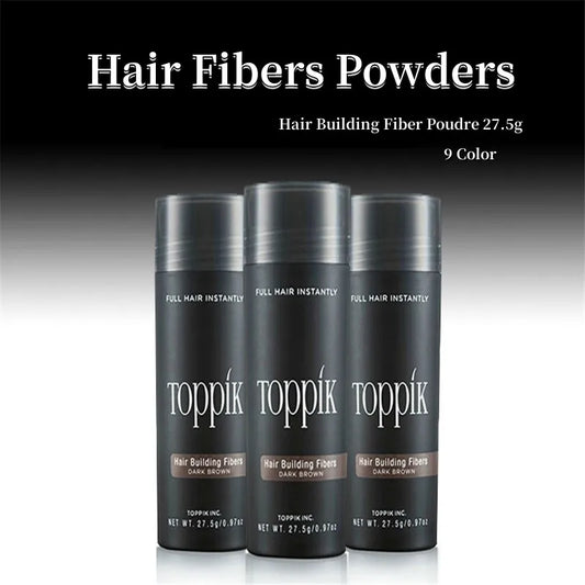 9 Color Hair Fibers Keratin Thickening Spray Hair Building Fiber Poudre 27.5g Instant Regrowth Powders Hair Loss Conceale