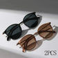 2 Pairs Per Set Small Round Sunglasses Women Cute Skinny Cat Eye Eyewear Men Vintage Narrow Cateye Sunglasses Set