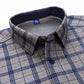 New men's shirt autumn and winter plus fleece thickened warm long sleeve