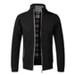 Men's Classic Zip-Up Cardigan – Premium Cotton Blend, Timeless Style for Chilly Days