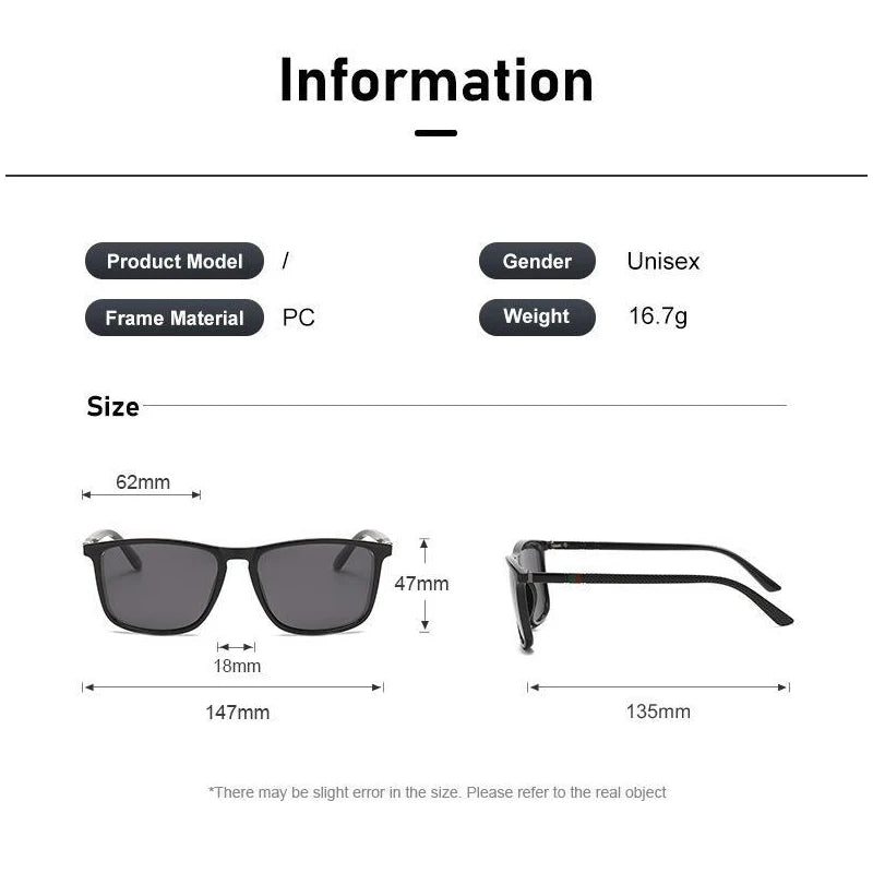 Sports Sunglasses for Men Polarized Comfortable Wear Square Sun Glasses Male Light Weight Eyewear Accessory with Origina