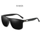 Fashion Vintage Square Polarized Sunglasses Men