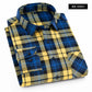 Plaid Shirt 2024 New Autumn Winter Flannel Red Checkered Shirt Men Shirts Long Sleeve Chemise Homme Cotton Male Check Shirts