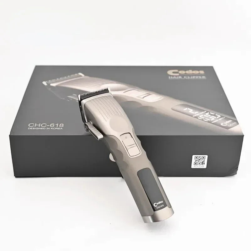 CODOS Hair Clippers for Men - Professional Cordless Clippers with 250min Runtime & Smart LCD - Quiet Hair Trimmer