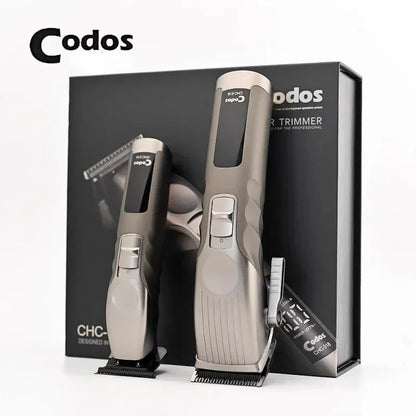 CODOS Hair Clippers for Men - Professional Cordless Clippers with 250min Runtime & Smart LCD - Quiet Hair Trimmer