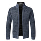 Men's Classic Zip-Up Cardigan – Premium Cotton Blend, Timeless Style for Chilly Days